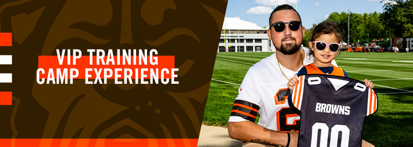 Cleveland Brown VIP training camp experience