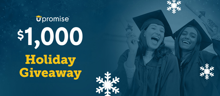 Upromise $1,000 Holiday Giveaway logo