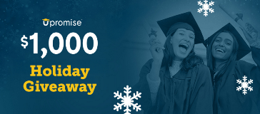 Upromise $1,000 Holiday Giveaway logo