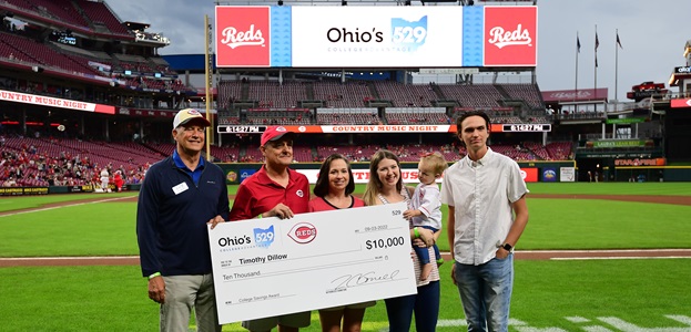 2022 Reds College Savings Grand Slam Winner Tim Dillow