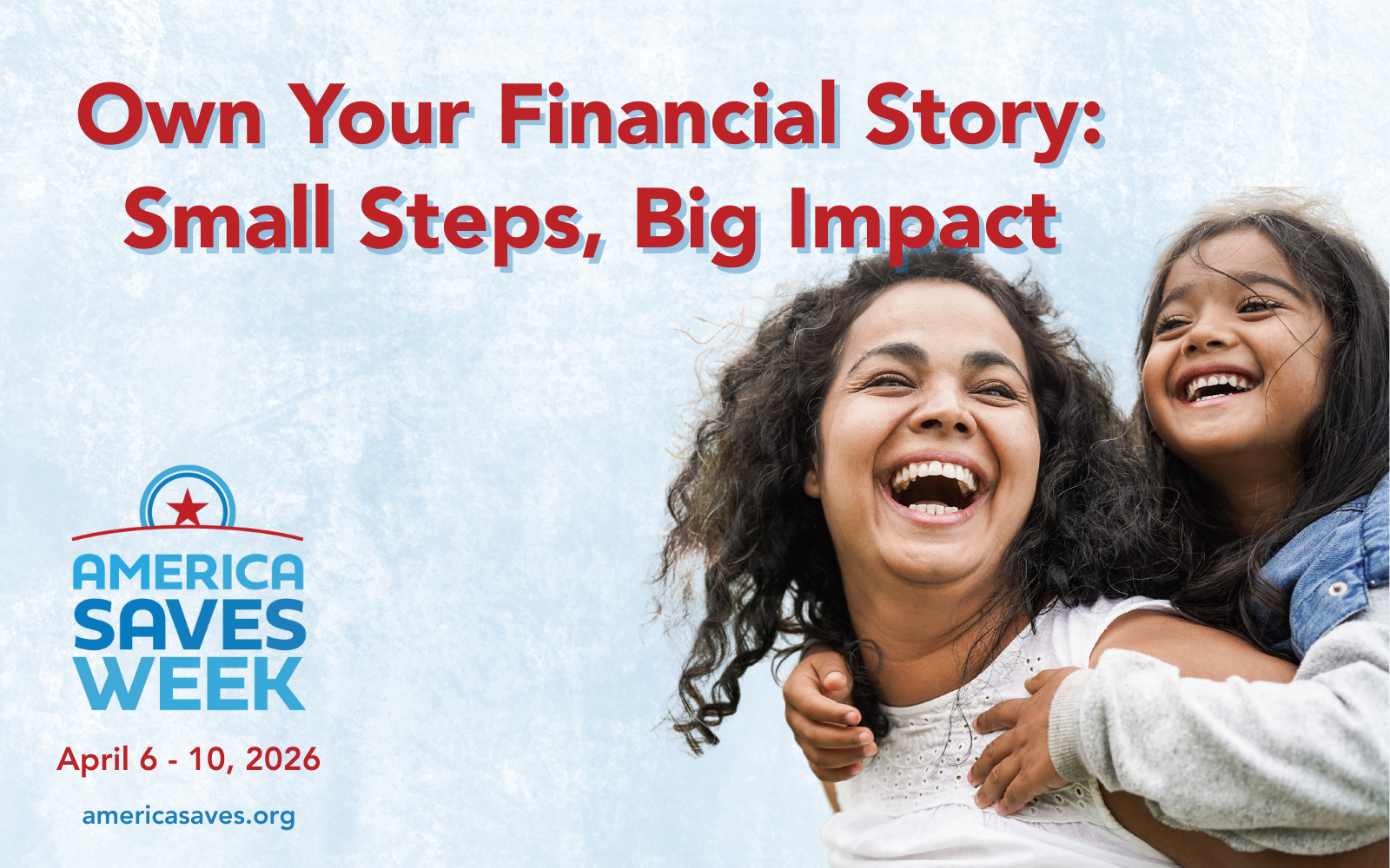 Mother laughing with her daughter with 2026 ASW logo