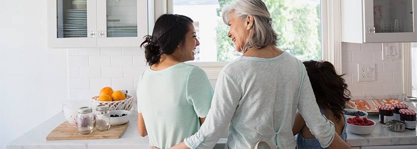 Fifth Third Increases Two Ohio 529 CD Rates Grandmother, mother, and young daughter baking