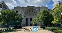Ohio Stadium with Ohio's 529 Plan Logo