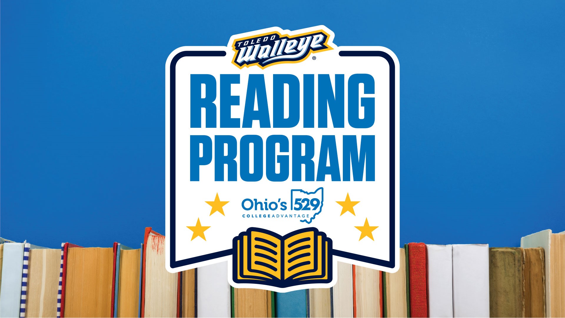 Toledo Walleye Reading Program, sponsored by Ohio's 529 Plan